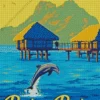 Bora Bora Island Poster Diamond Painting