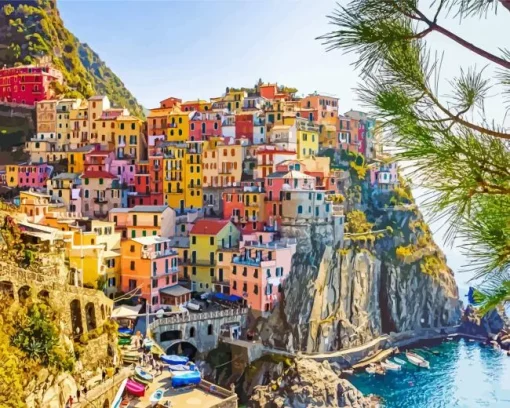 Cinque Terre Italy Diamond Painting