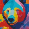 Colorful Bear Diamond Painting