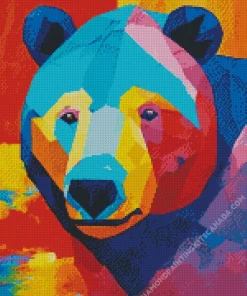 Colorful Bear Diamond Painting