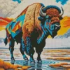 Colorful Buffalo Diamond Painting