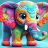 Colorful Elephant Diamond Painting