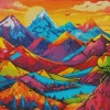 Colorful Mountain Diamond Painting