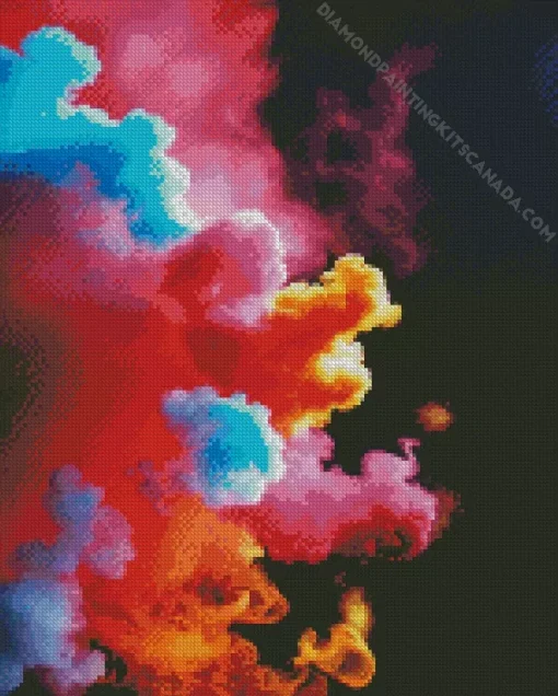 Colorful Smoke Diamond Painting