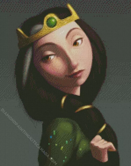 Cool Queen Elinor Diamond Painting