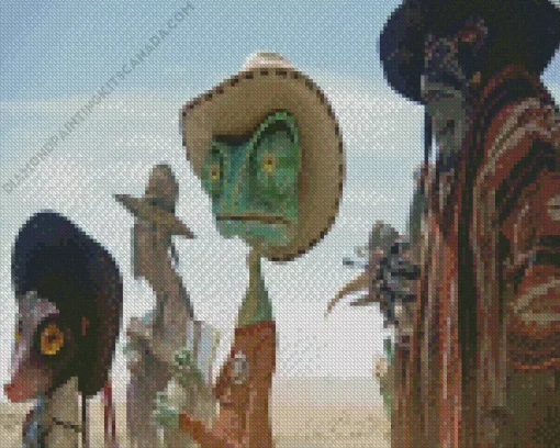 Cowboy Rango Diamond Painting