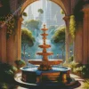 Dreamy Fountain Diamond Painting