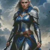 Elf Female Warrior Art Diamond Painting