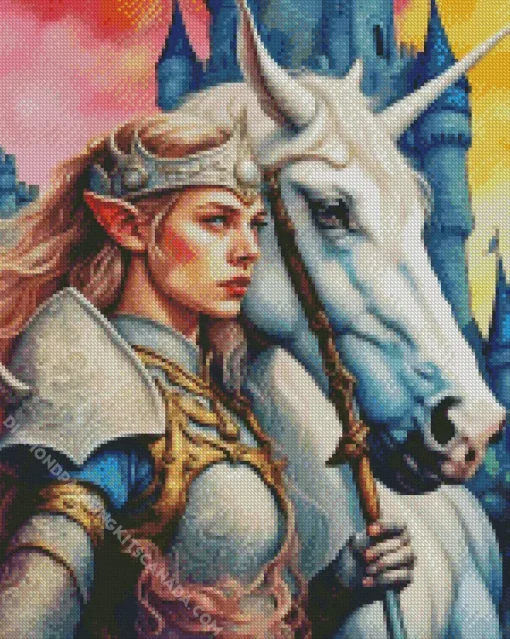 Elf Warrior Art Diamond Painting