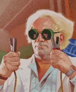 Emmett Brown Art Diamond Painting