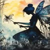 Fairy Silhouette Art Diamond Painting