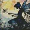 Fairy Silhouette Art Diamond Painting