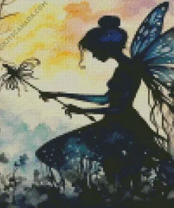 Fairy Silhouette Art Diamond Painting