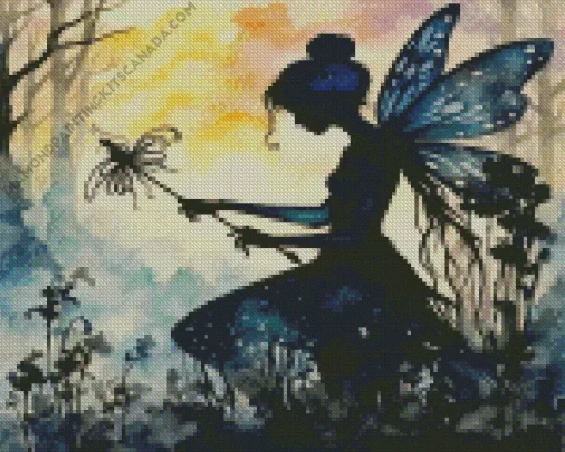 Fairy Silhouette Art Diamond Painting