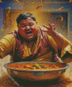 Fat Indian Man Art Diamond Painting