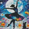 Floral Elegant Ballet Diamond Painting