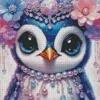 Flower Penguin Diamond Painting