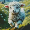 Fluffy Lamb Art Diamond Painting