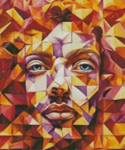 Geometric Face Art Diamond Painting