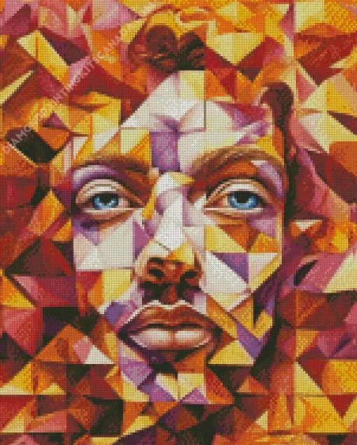 Geometric Face Art Diamond Painting