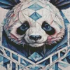 Geometric Panda Art Diamond Painting