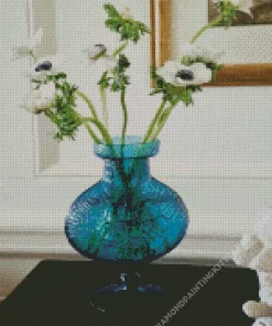 Glass Flower Vase Diamond Painting