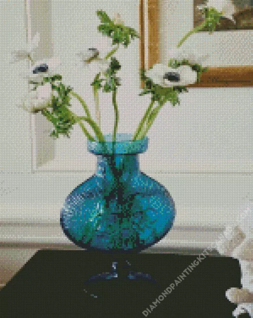 Glass Flower Vase Diamond Painting