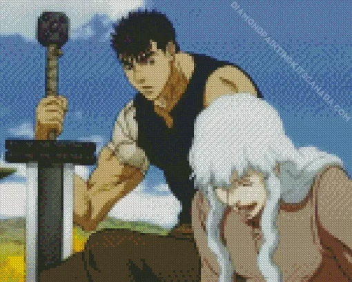 Griffith And Guts Diamond Painting