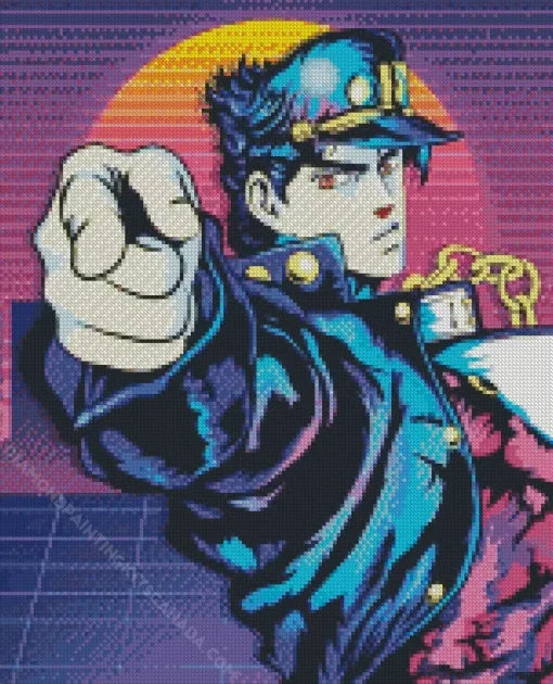 Jotaro Jojos Bizarre Adventure Diamond Painting