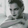 Monochrome Emma Watson Diamond Painting