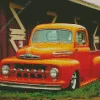 Orange Ford F1 Diamond Painting