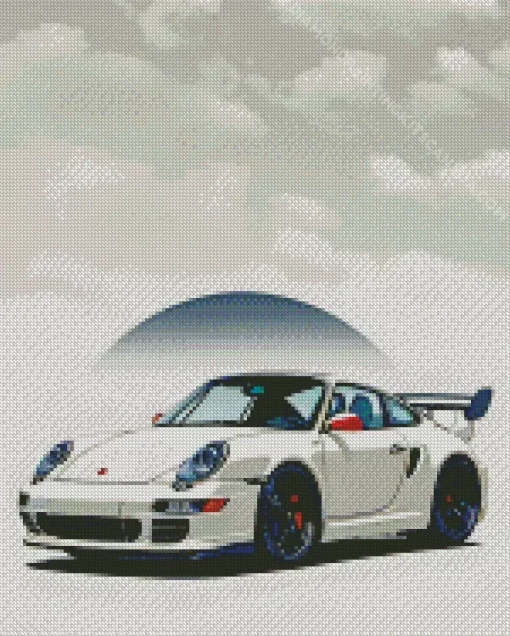 Porsche Illustration Diamond Painting