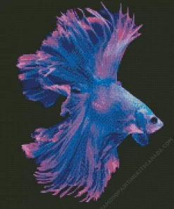 Purple Fish Diamond Painting