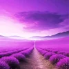 Purple Landscape Diamond Painting