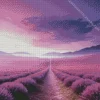 Purple Landscape Diamond Painting