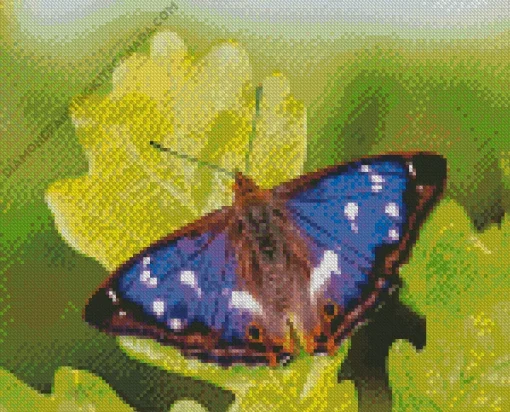 Purple Monarch Butterfly Diamond Painting