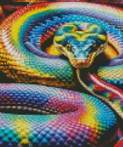 Rainbow Snake Diamond Painting