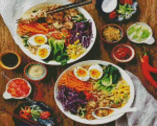 Ramen Bowl Diamond Painting