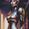 Robocop Girl Diamond Painting