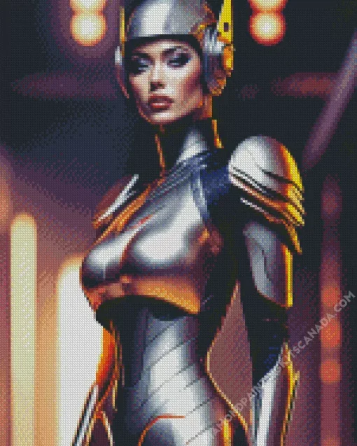 Robocop Girl Diamond Painting