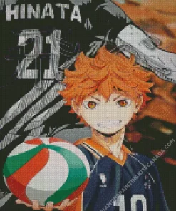 Shoyo Hinata Diamond Painting