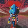 Sonic With Red Eyes Diamond Painting