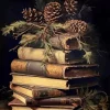 Vintage Books Diamond Painting