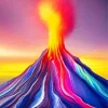 Volcano Diamond Painting