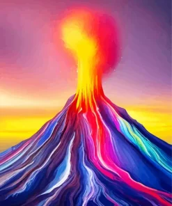 Volcano Diamond Painting