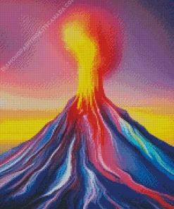 Volcano Diamond Painting