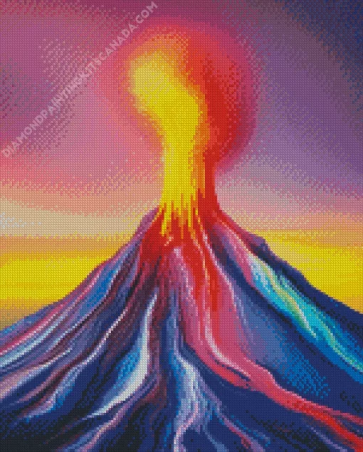 Volcano Diamond Painting