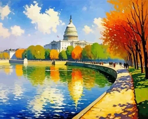 Washington DC Landscape Diamond Painting