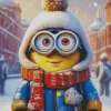 Winter Minion Diamond Painting