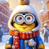 Winter Minion Diamond Painting